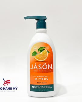 Sữa tắm tăng năng lượng JASON chanh + cam